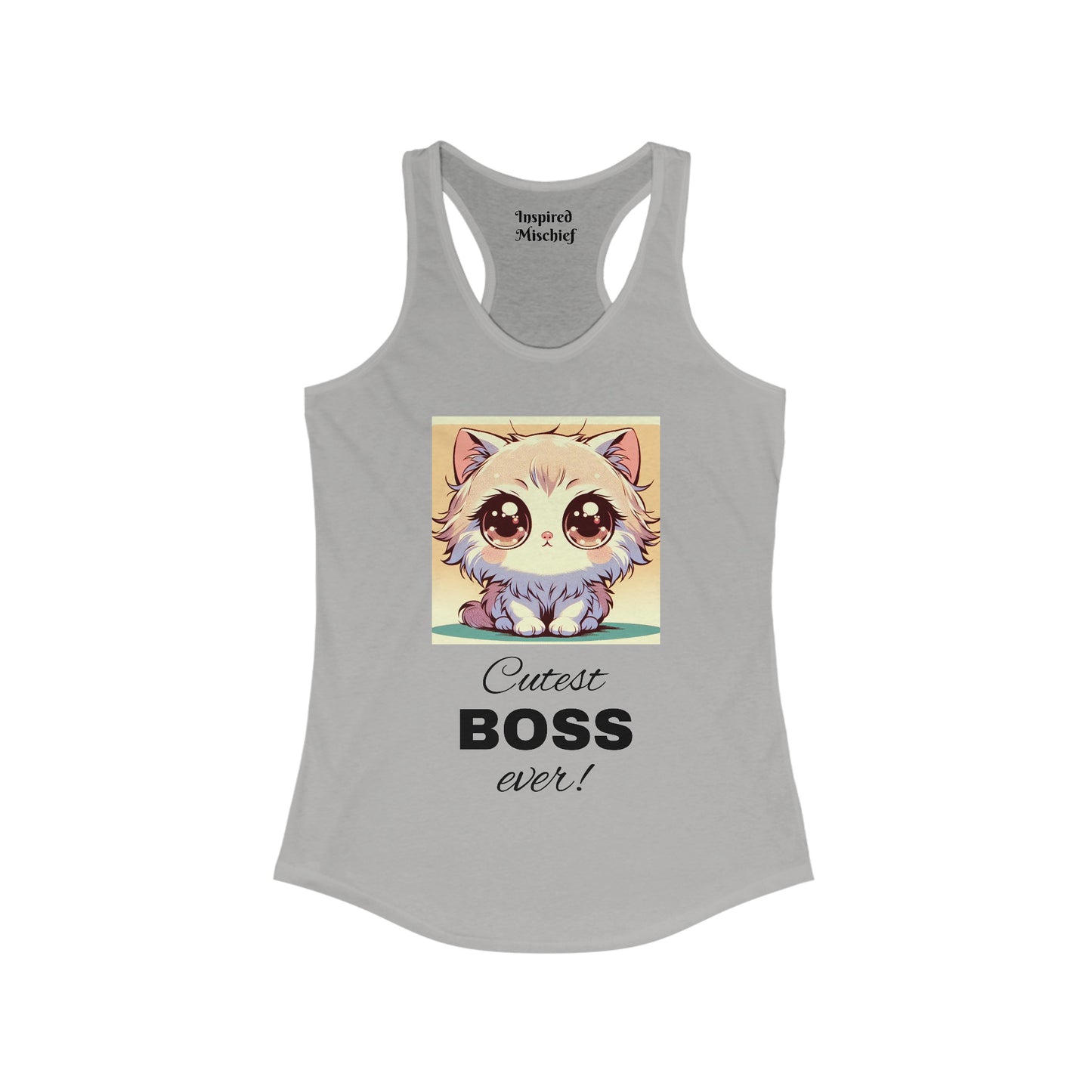 Cutest Boss Ever! Women's Racerback Tank