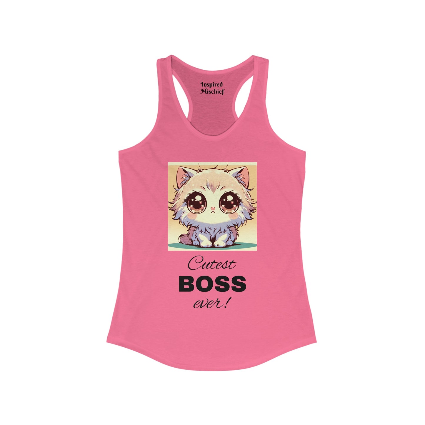 Cutest Boss Ever! Women's Racerback Tank