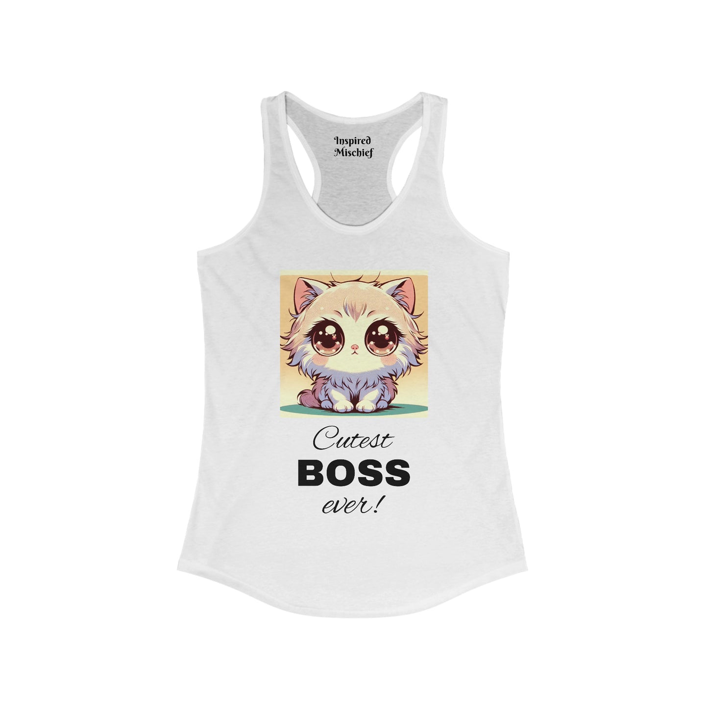 Cutest Boss Ever! Women's Racerback Tank