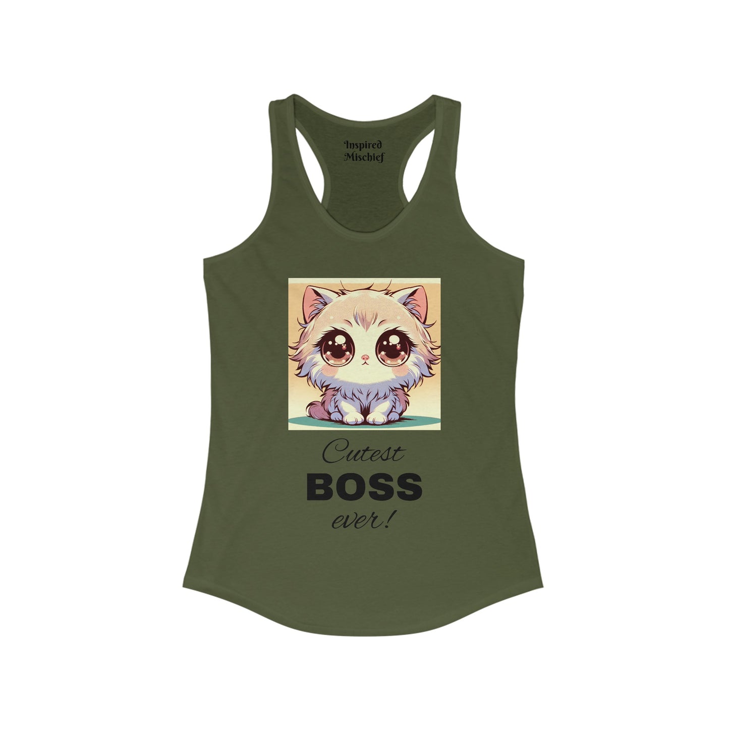 Cutest Boss Ever! Women's Racerback Tank