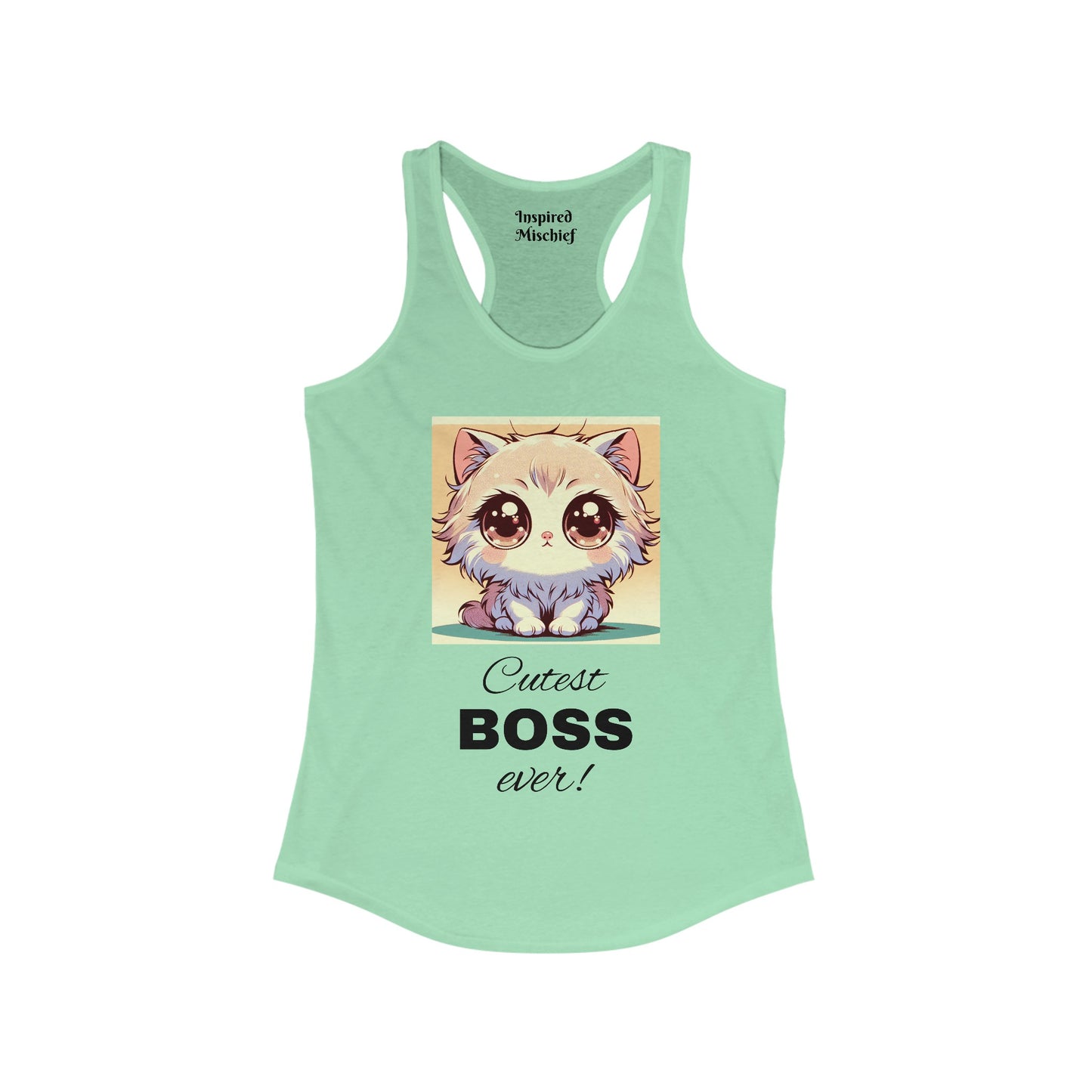 Cutest Boss Ever! Women's Racerback Tank