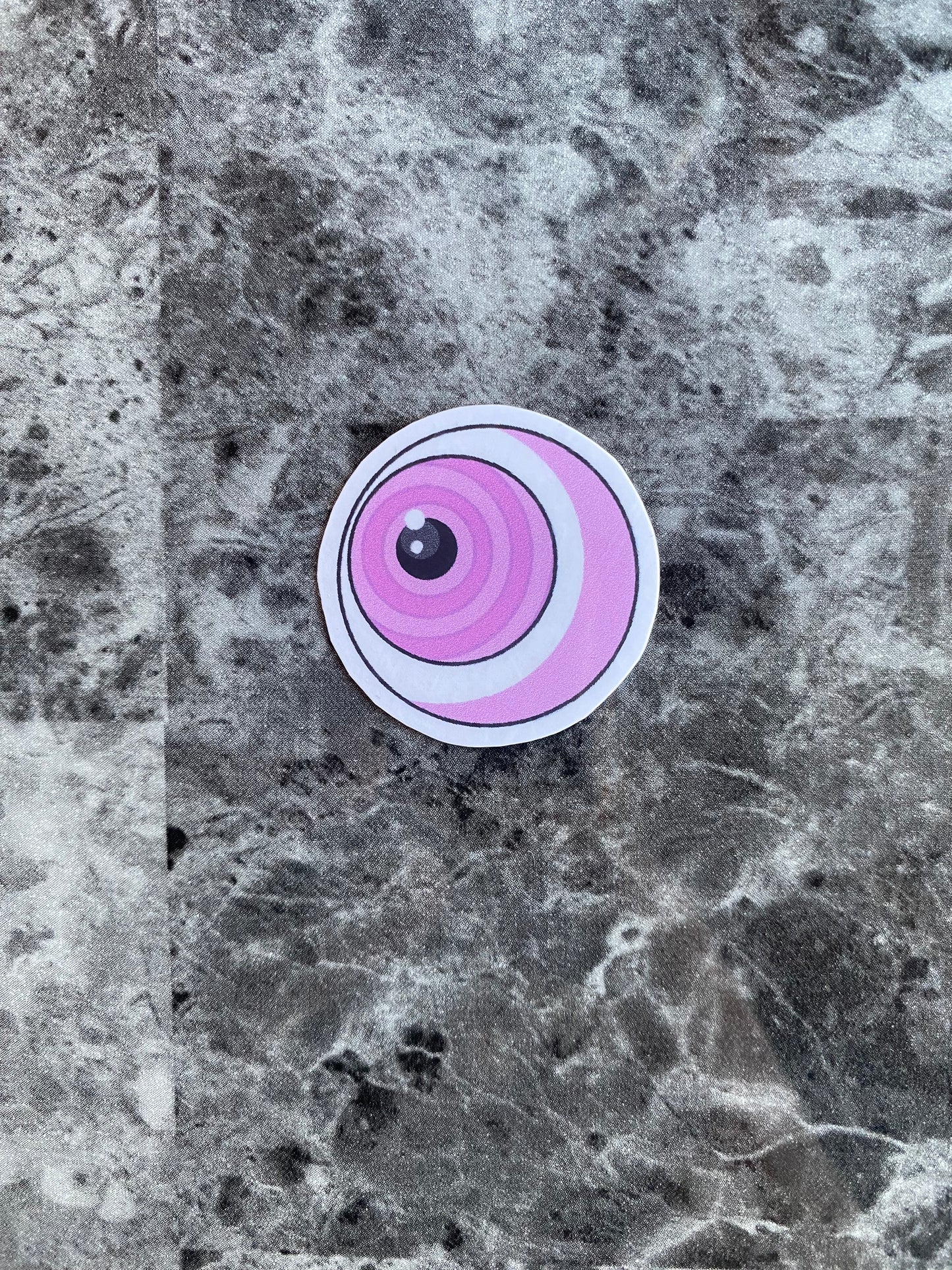 “Hypnotic Purple Eyeball”