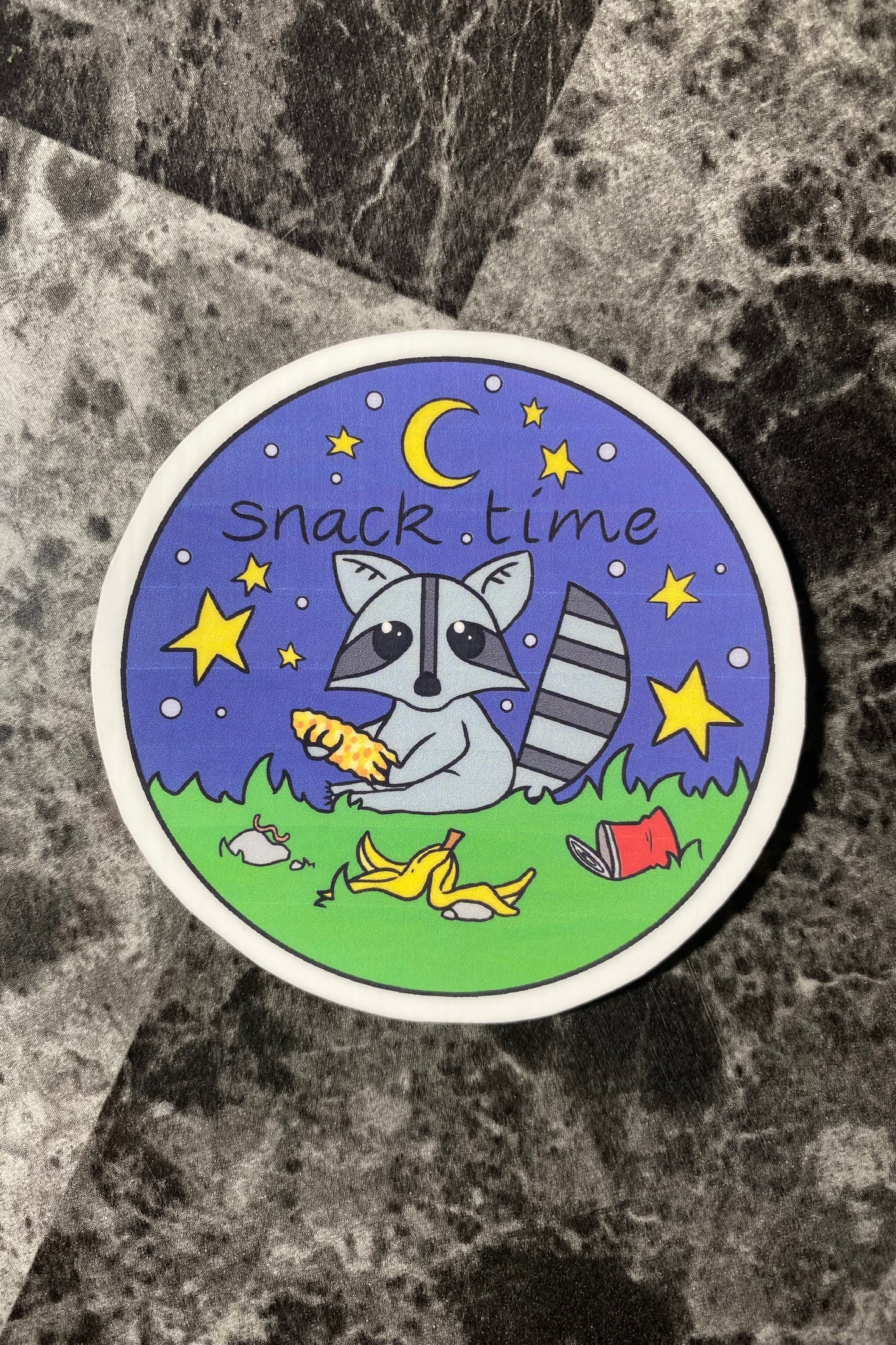 “Snack Time” Raccoon